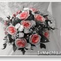 Свадебный букет, букет невесты в Ярославле, флористика, бутоньерка, лепестки роз 